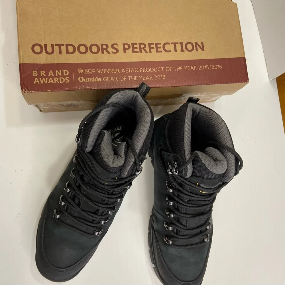 CAMEL CROWN Outdoor Mid Hiker Leather Boots New